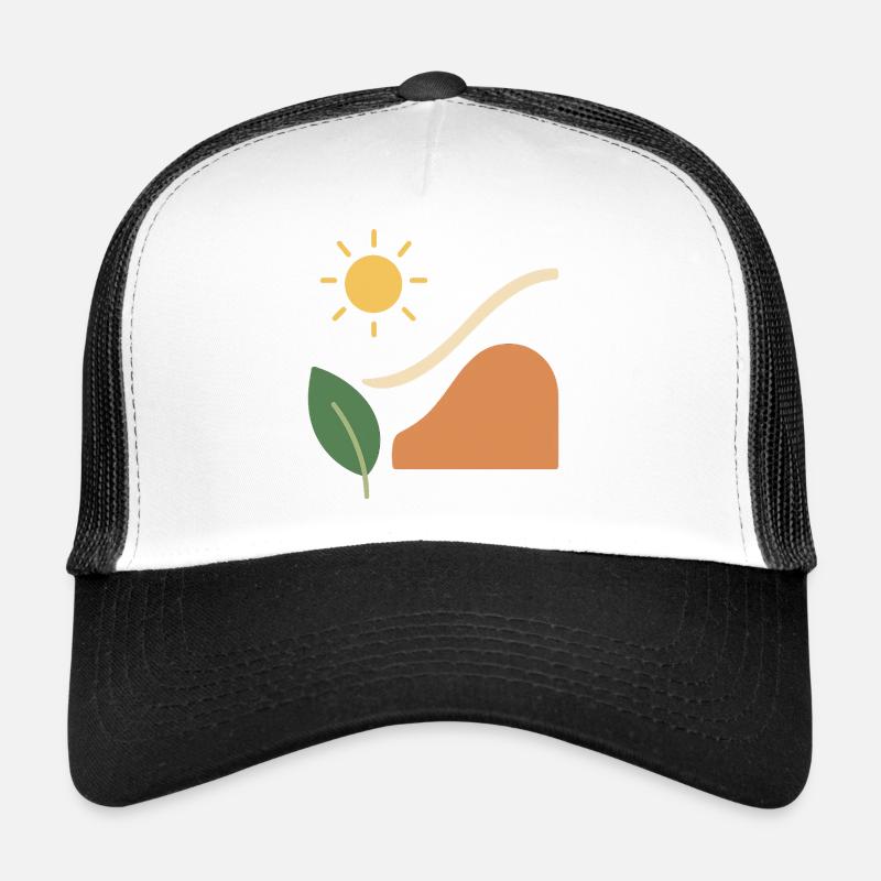 Stylized abstract nature Trucker Cap