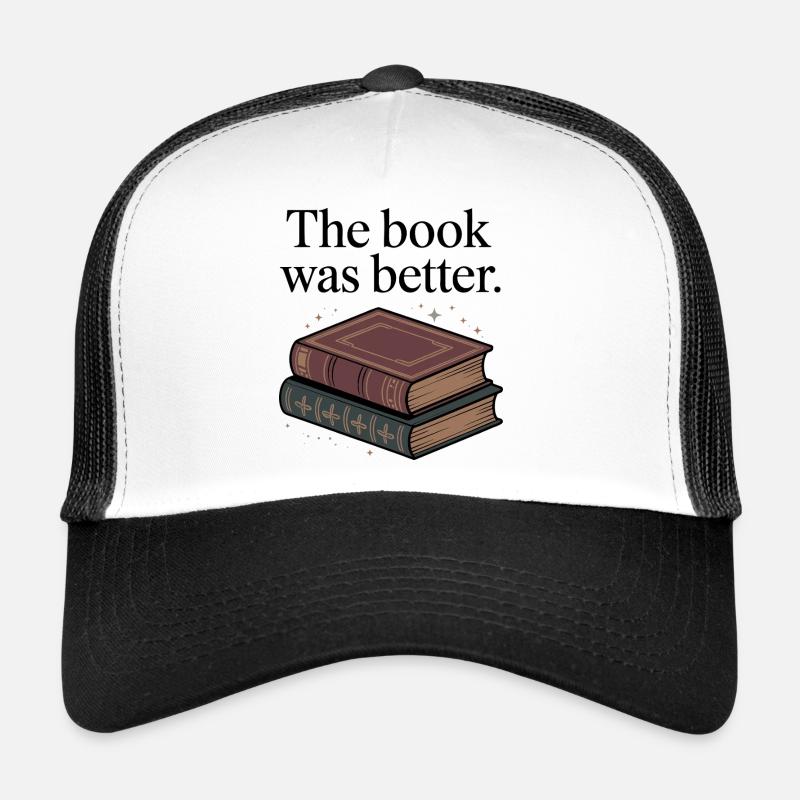 Das Buch war besser Dark Academia Reading Art Trucker Cap