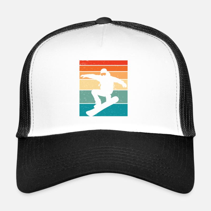 Snowboard rétro Casquette trucker 