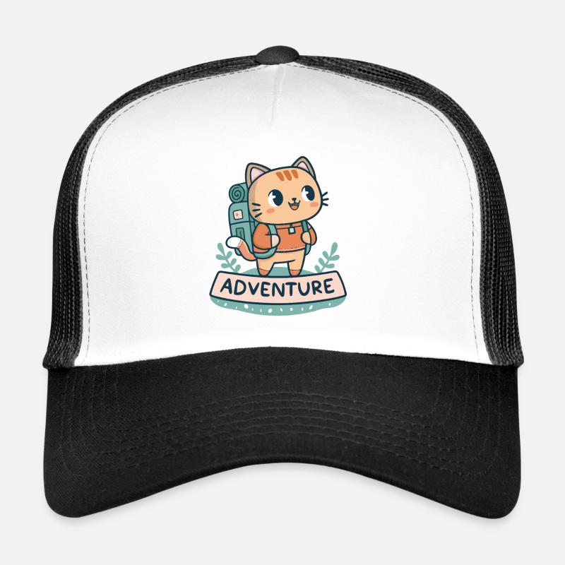 Chat Explorateur Sac à Dos Casquette trucker 