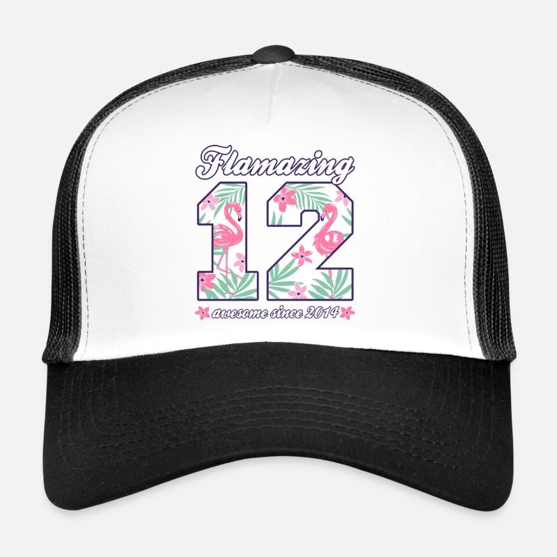 12. Geburtstag 2026 Flamingos Mädchen Geschenkidee Trucker Cap