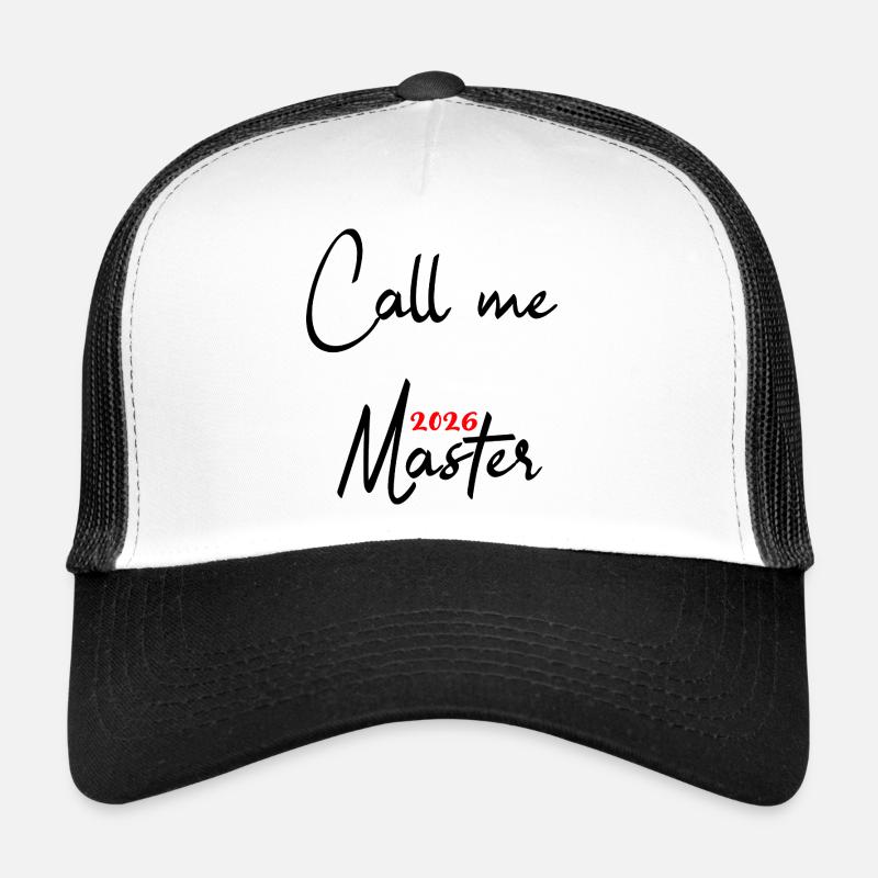 Master 2026 Graduation Graduation Trucker Cap