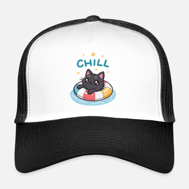 Cat Floating Chill Buoy Trucker Cap