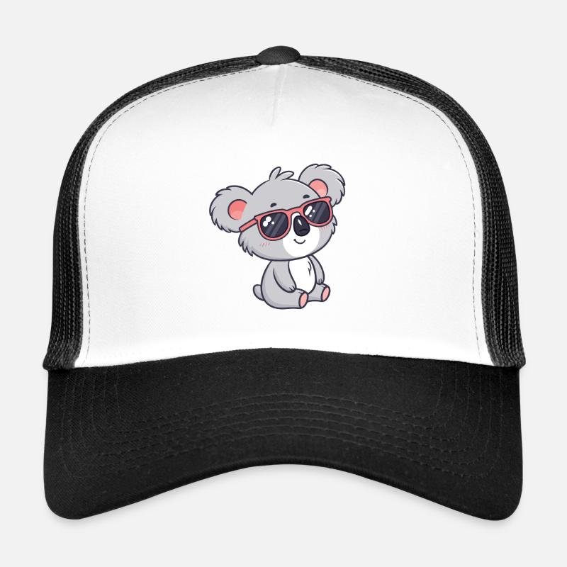 Koala Cool Lunettes Rose Casquette trucker 