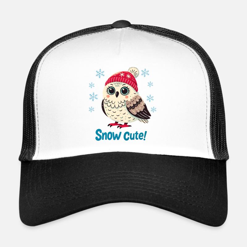 Wintereule mit Hut Trucker Cap