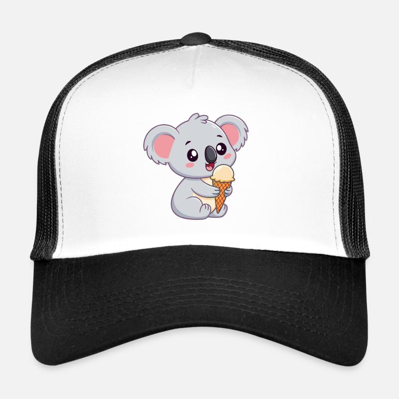 Gourmet-Koala mit Eis Trucker Cap