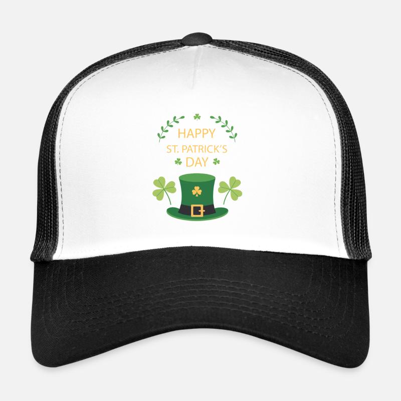 Chapeau Vert Saint Patrick Casquette trucker 
