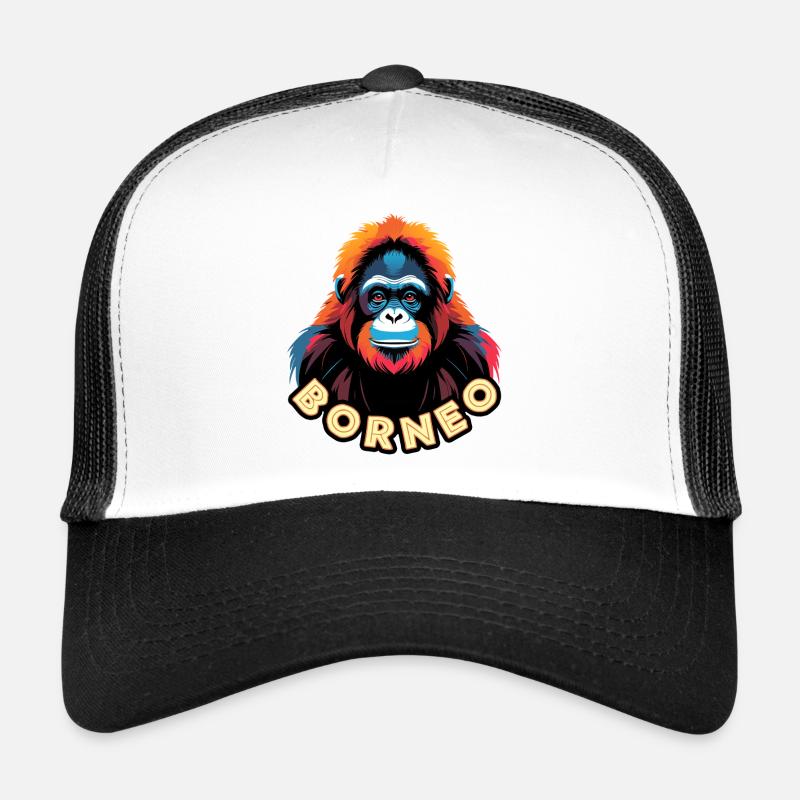Borneo - Trucker Cap - white/black