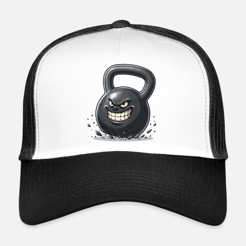Angry Kettlebell Power Monster Trucker Cap