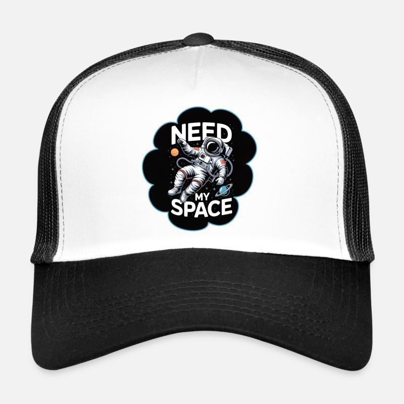 Need My Space Astronaut Trucker Cap