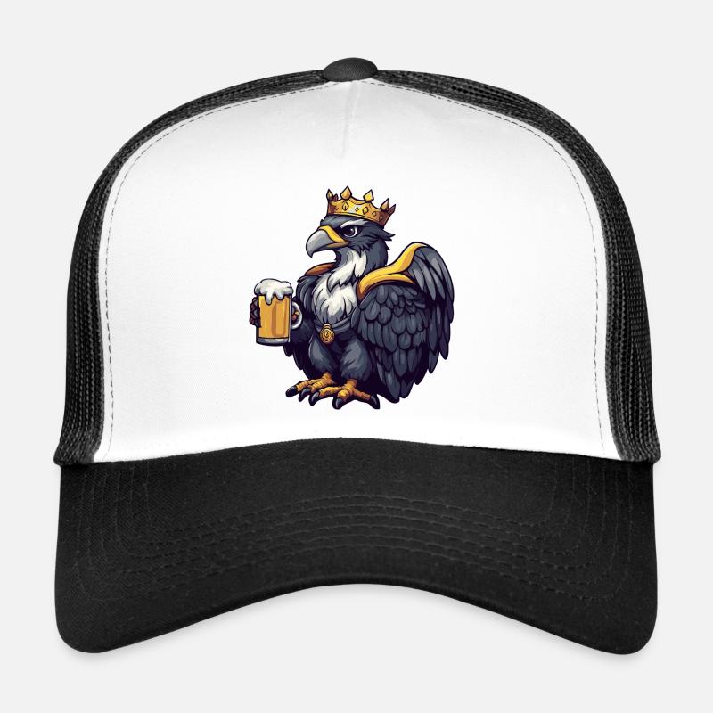 Harpyie Vogel Bier König Trucker Cap