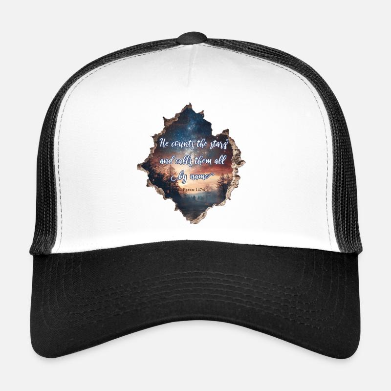 Verset biblique Religieux chrétien Casquette trucker