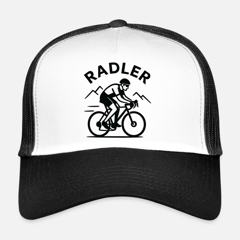 Silhouette du cycliste Casquette trucker 