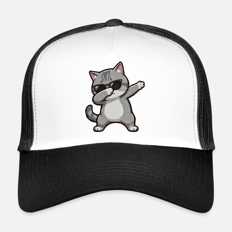 Dabbing British Shorthair Trucker Cap