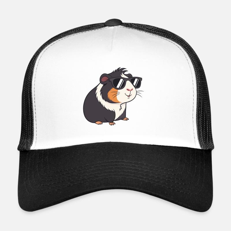 Cochon d’Inde Lunettes Casquette trucker 