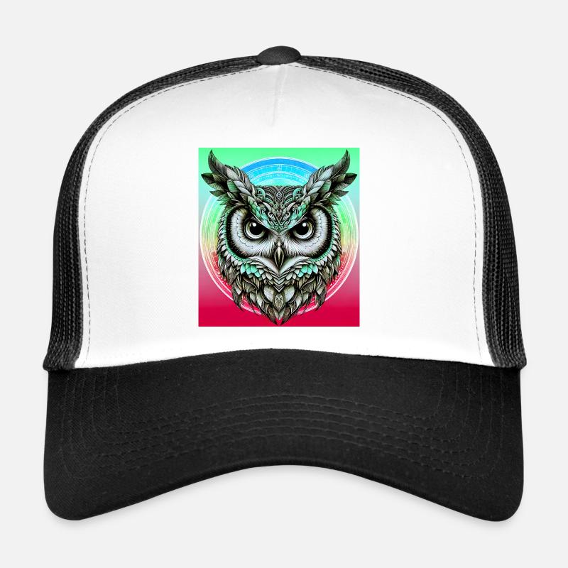 hibou Casquette trucker 
