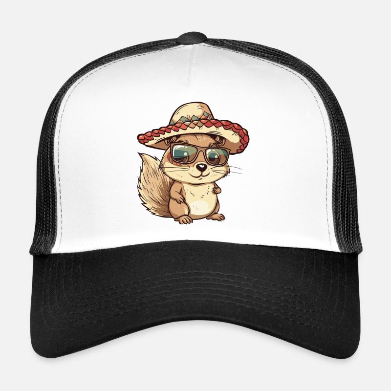 Sombrero comique comique Écureuil Casquette trucker 