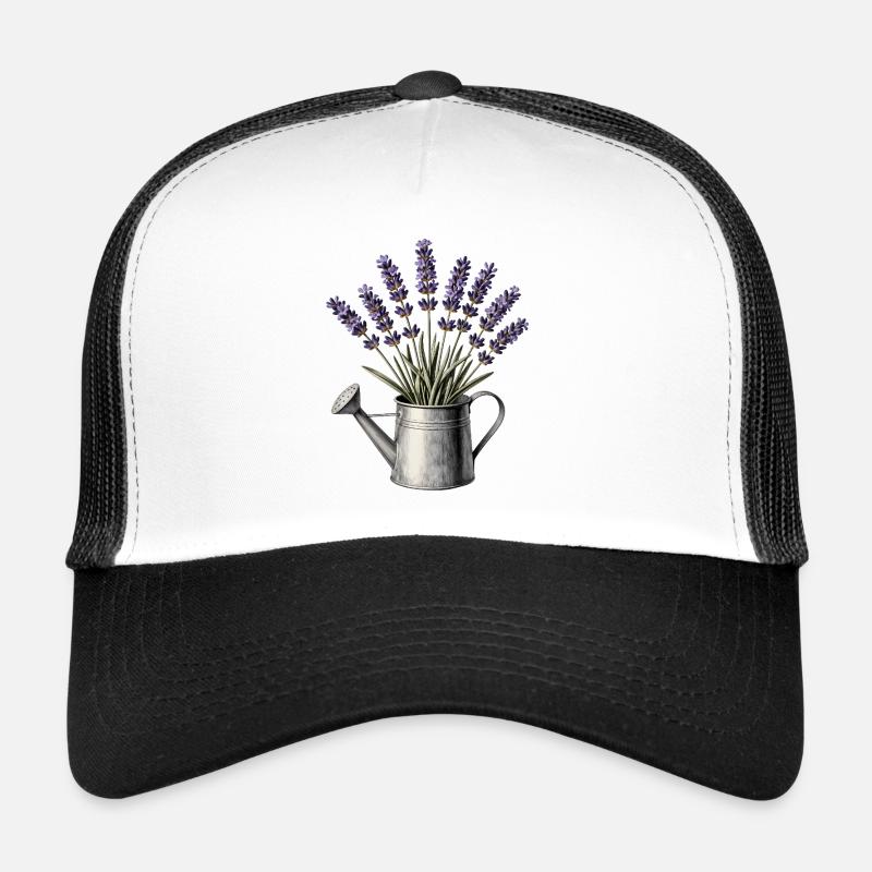Lavendel in einer Gießkanne Trucker Cap
