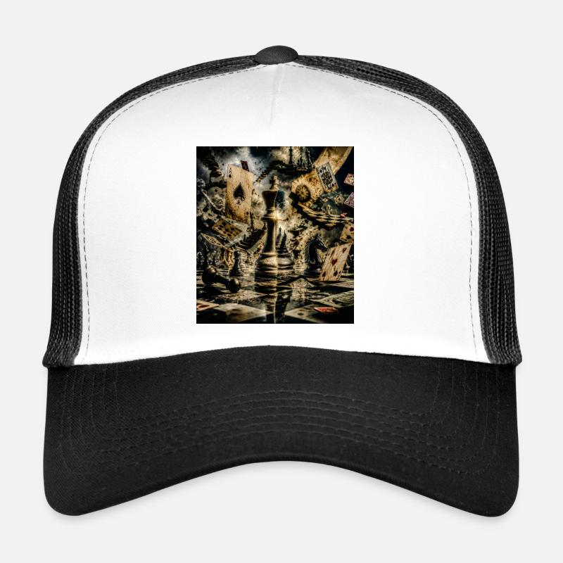 Surrealism Chess Trucker Cap
