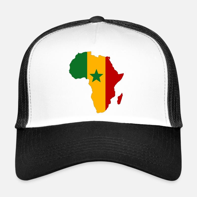 Senegal_Flagge_Afrika Casquette trucker 