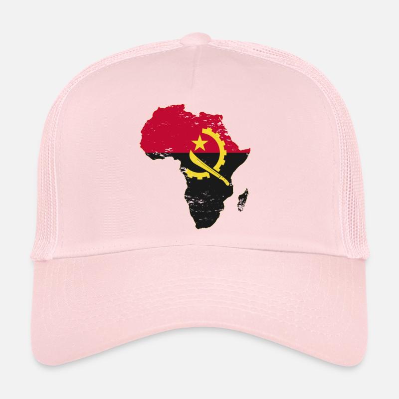 Drapeau de l’Angola Afrique Casquette trucker 
