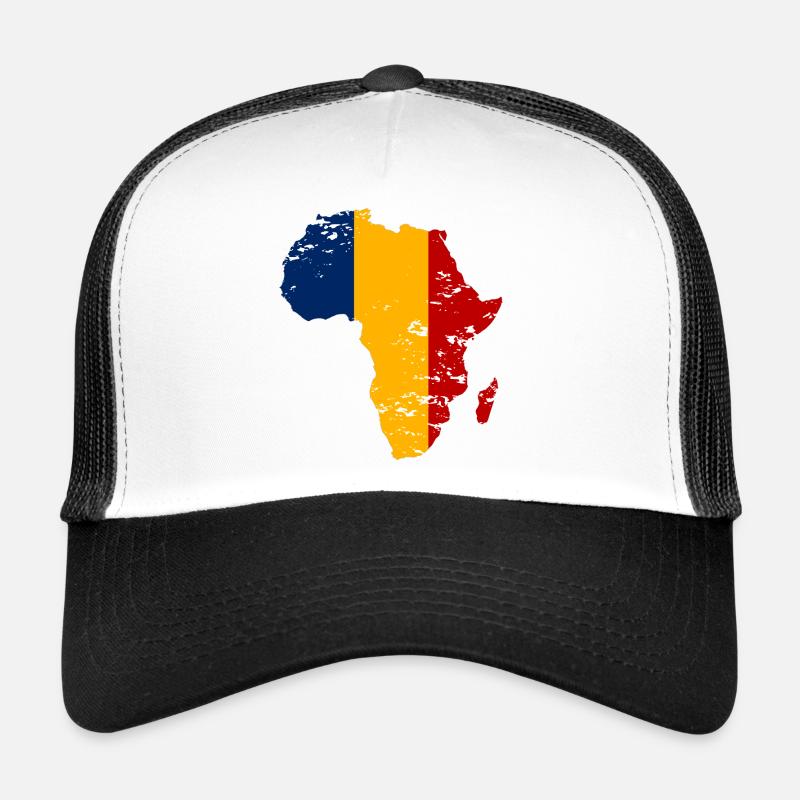 Tschad_Flagge_Afrika_used Trucker Cap