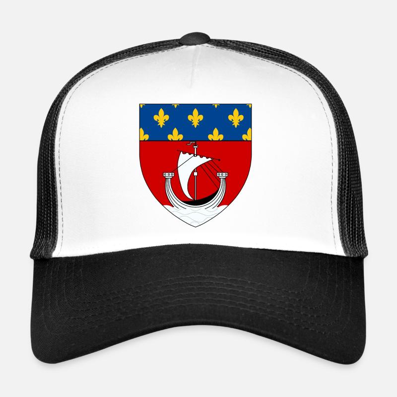 Heraldisches Wappen von Paris Trucker Cap