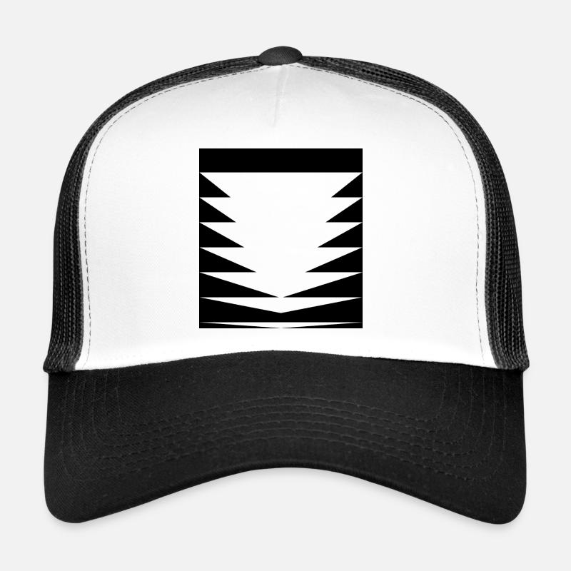 Conception du motif triangle Casquette trucker 