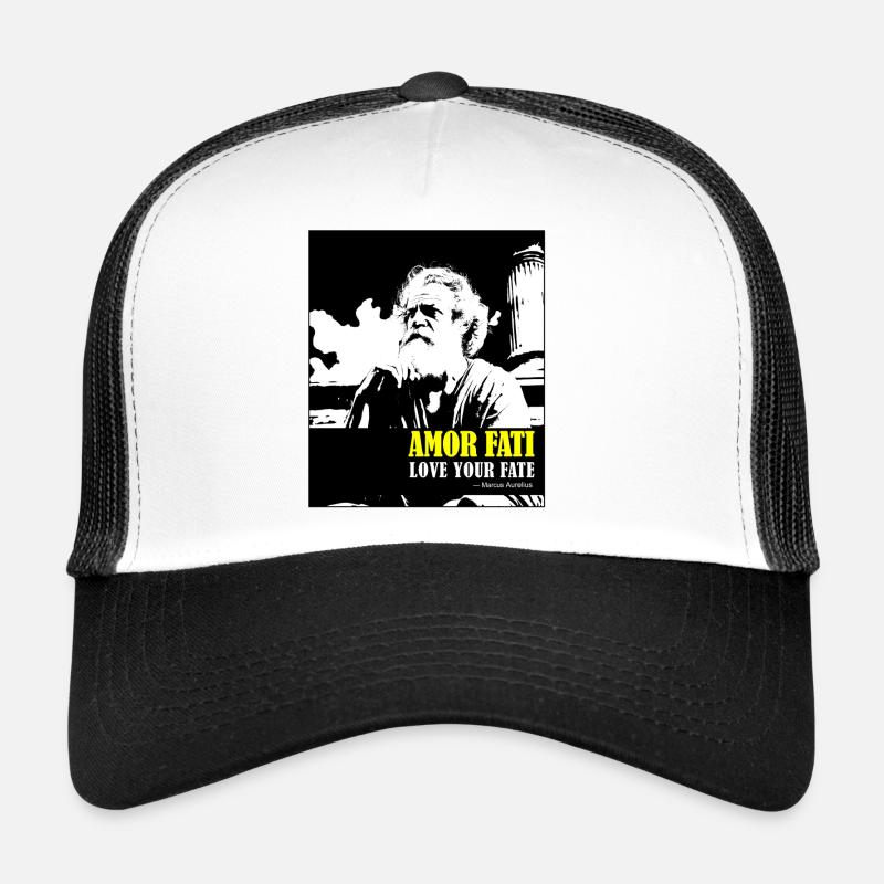 Amor Fati – Love Your Fate Marcus Aurelius Casquette trucker 