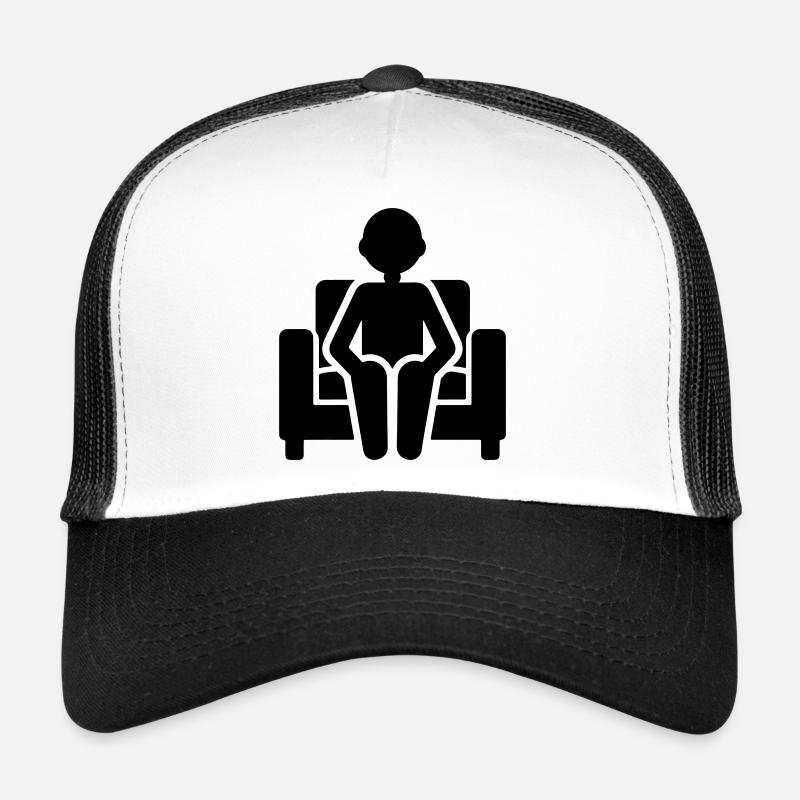 Couch Sitting Lazy Trucker Cap
