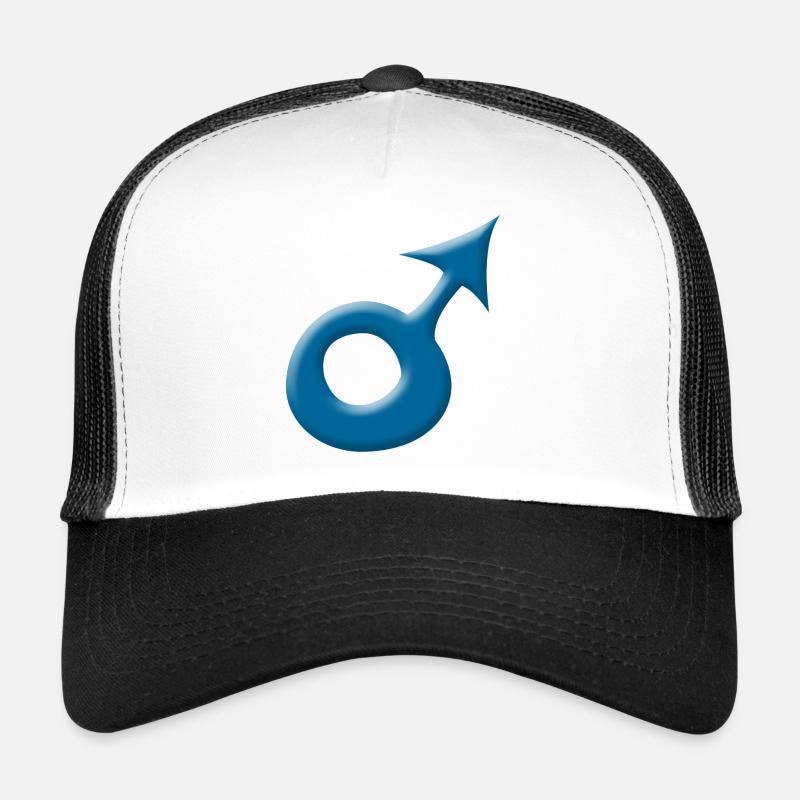 Full Color Boy Sign Design Trucker Cap