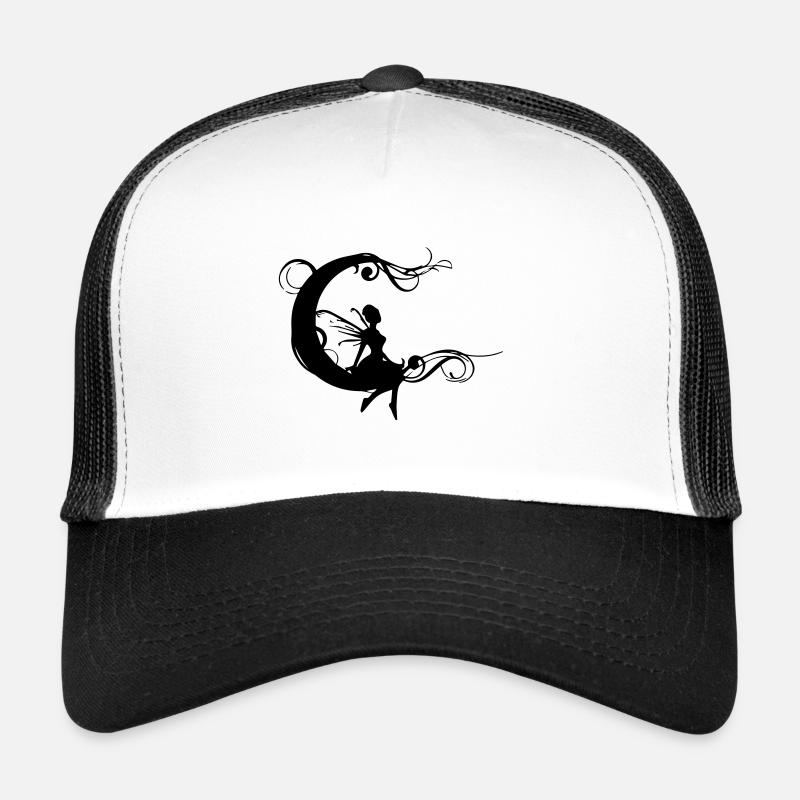 Feenmond keltisch - Trucker Cap - Weiß/Schwarz