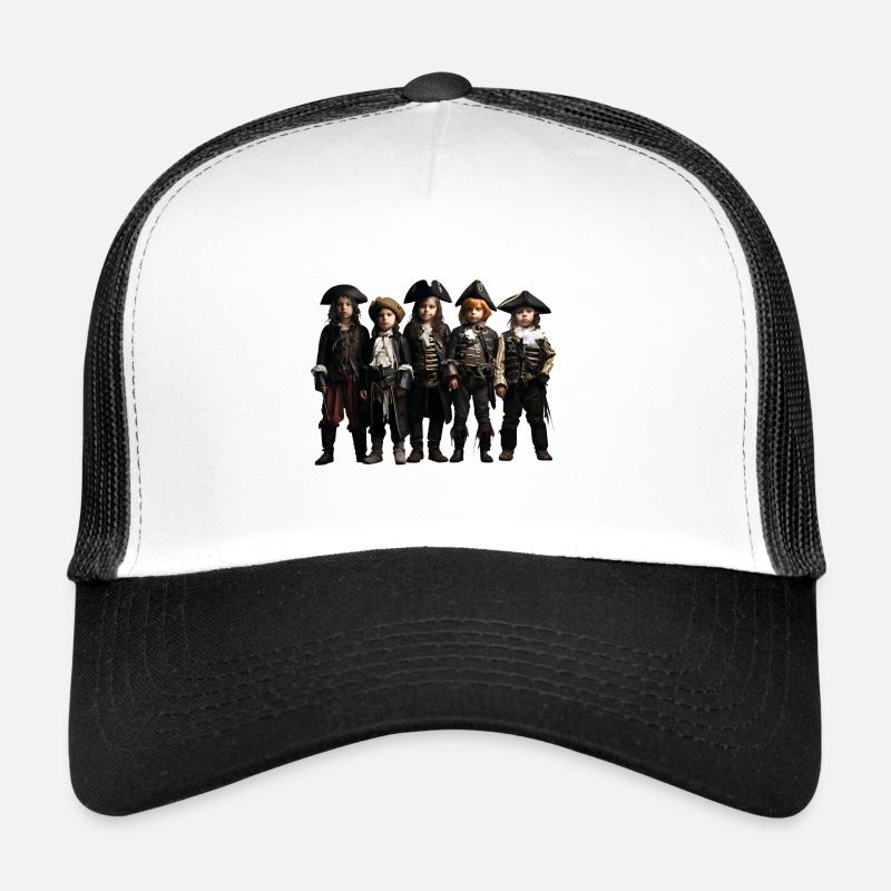 Children playing pirates and buccaneers Trucker Cap
