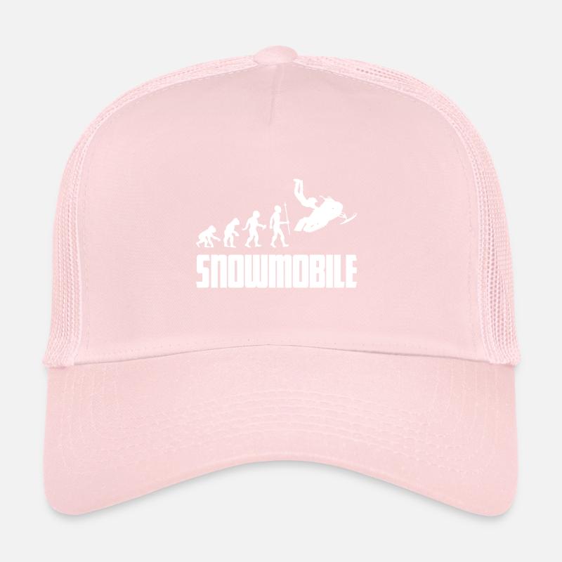 Evolution snowmobile snowmobile snow winter Trucker Cap