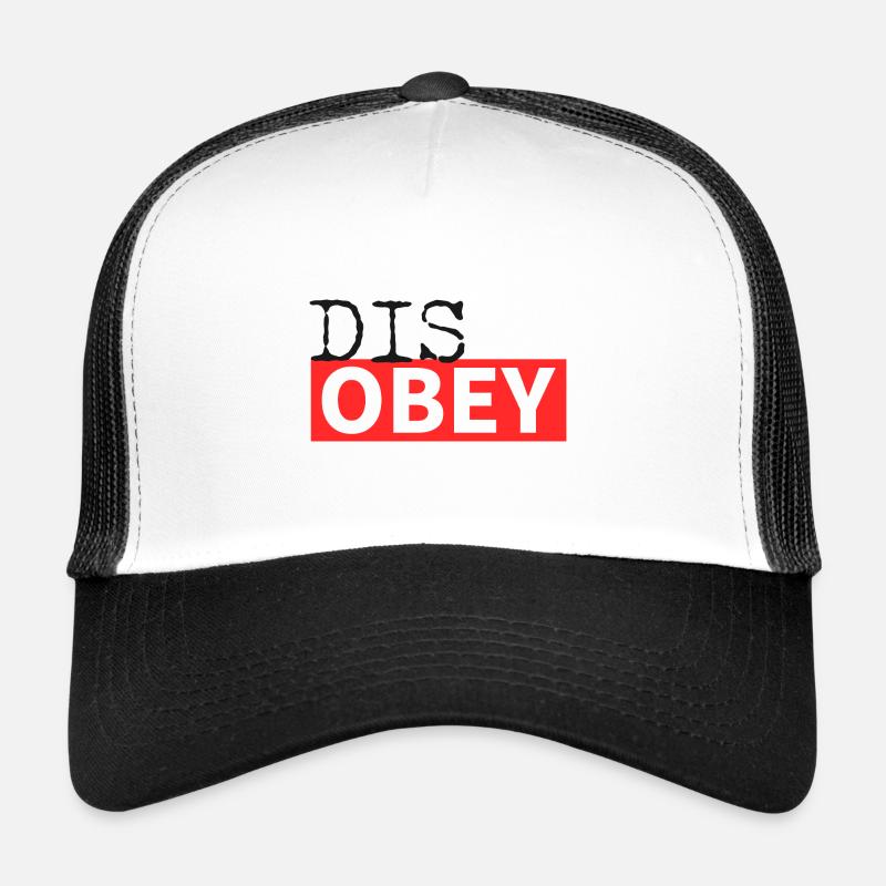 désobéir désobéir désobéir Casquette trucker 