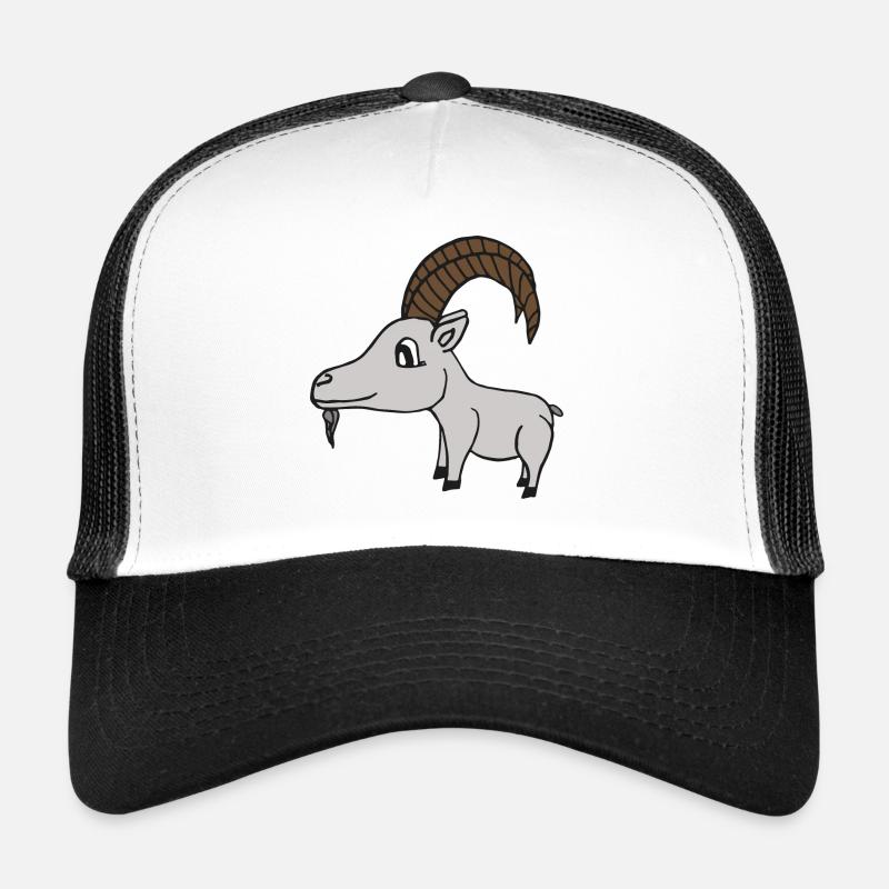 süße Ziege mit Hörnern, süße Geschenkidee Trucker Cap