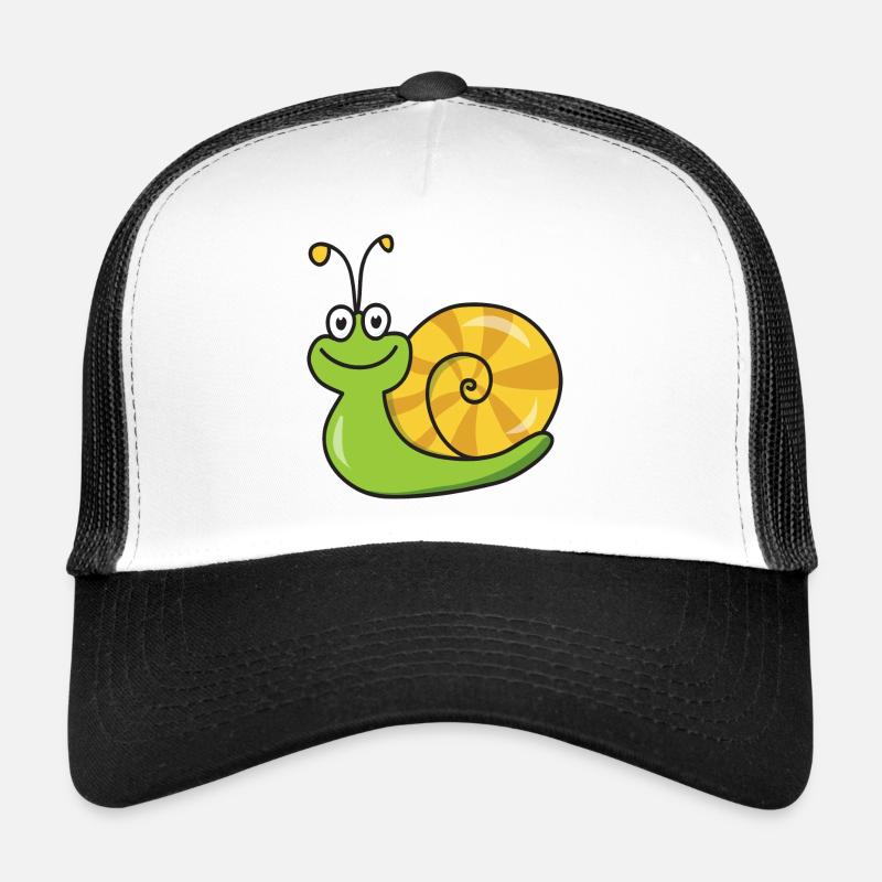 Cute Funny Cool Snail Snail Shell Trucker Cap