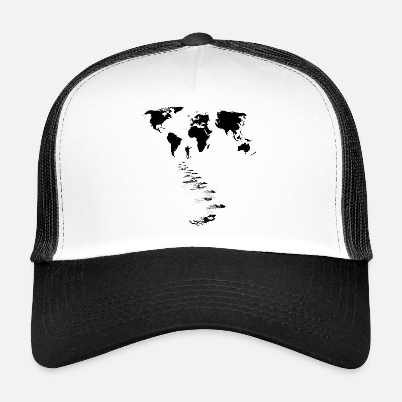 World Travel - Trucker Cap - white/black