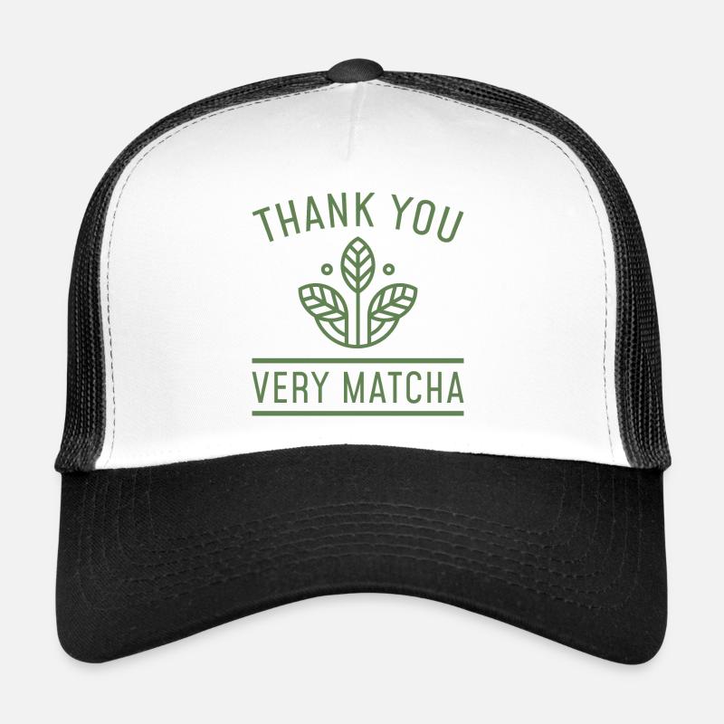 Merci Très Matcha Casquette trucker 
