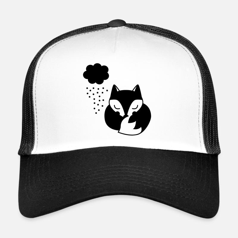 Fuchs - Trucker Cap - Weiß/Schwarz