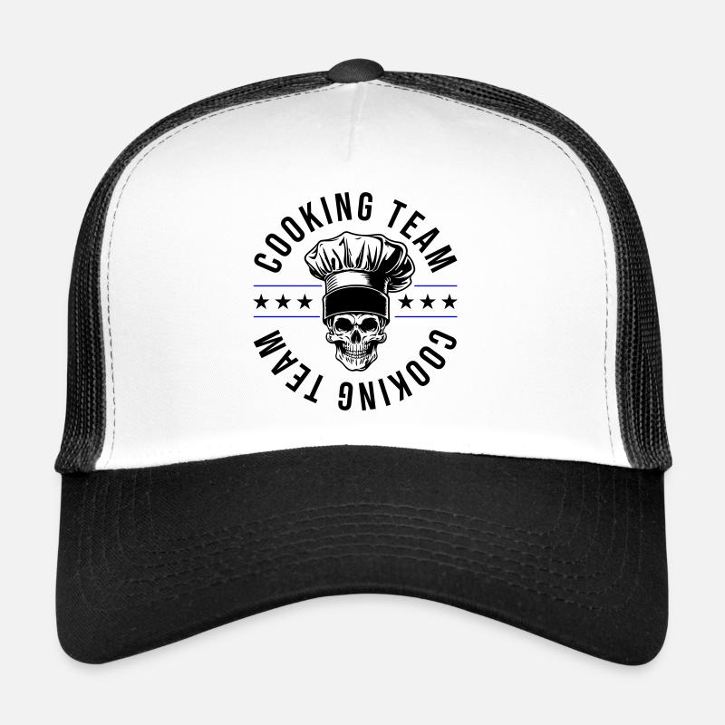 Équipe de cuisine squelette Casquette trucker 