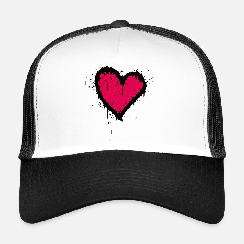 Cœur Casquette trucker 