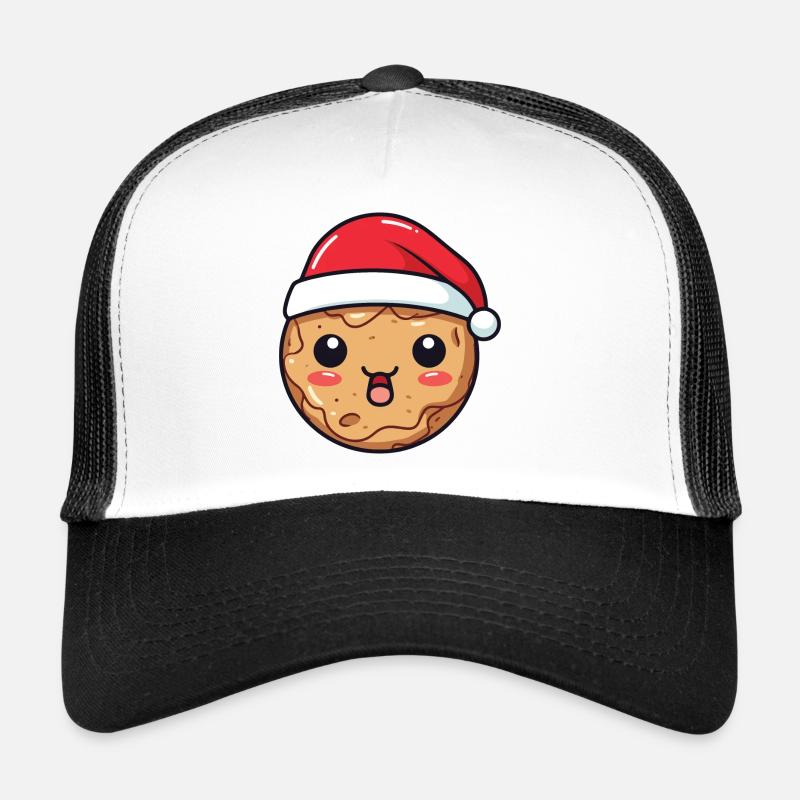 Bande dessinée de Noël biscuit Casquette trucker 