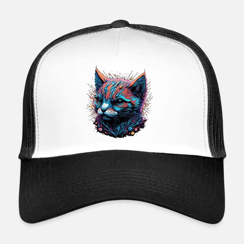 Œil de chat lugubre Casquette trucker 