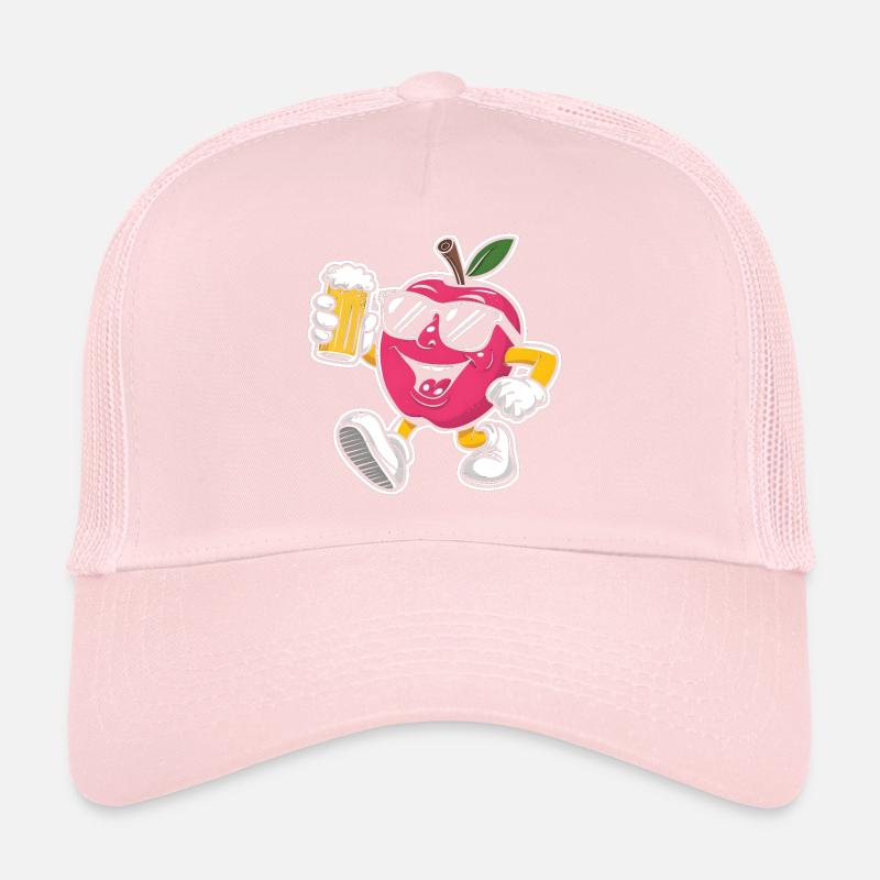 Apfel Trinken Bier Trucker Cap