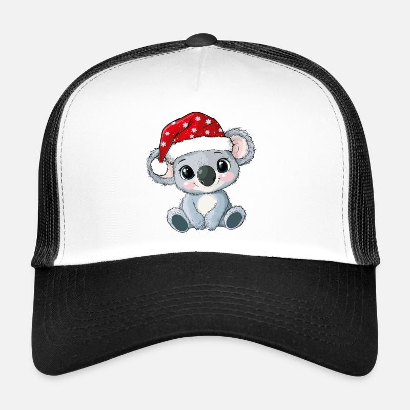 Koala Noël mignon Noël mignon Noël Casquette trucker 