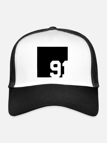 Year 1991 - Trucker Cap - white/black - Front