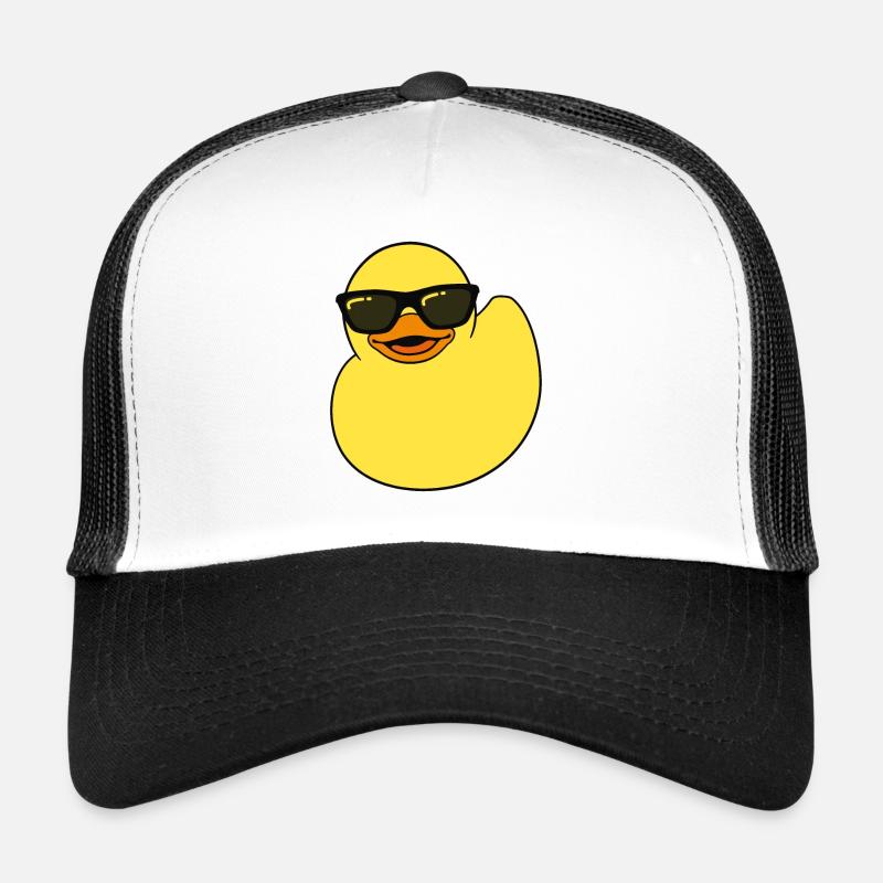 Canard grinçant, canard en caoutchouc, un canard en caoutchouc, canards Casquette trucker 