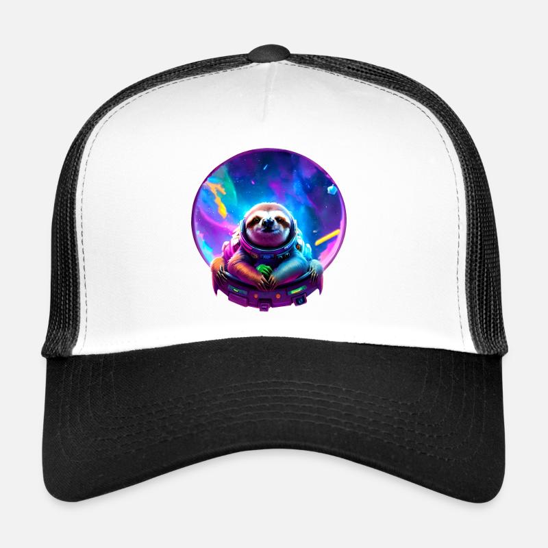 Space Sloth explores the universe Trucker Cap