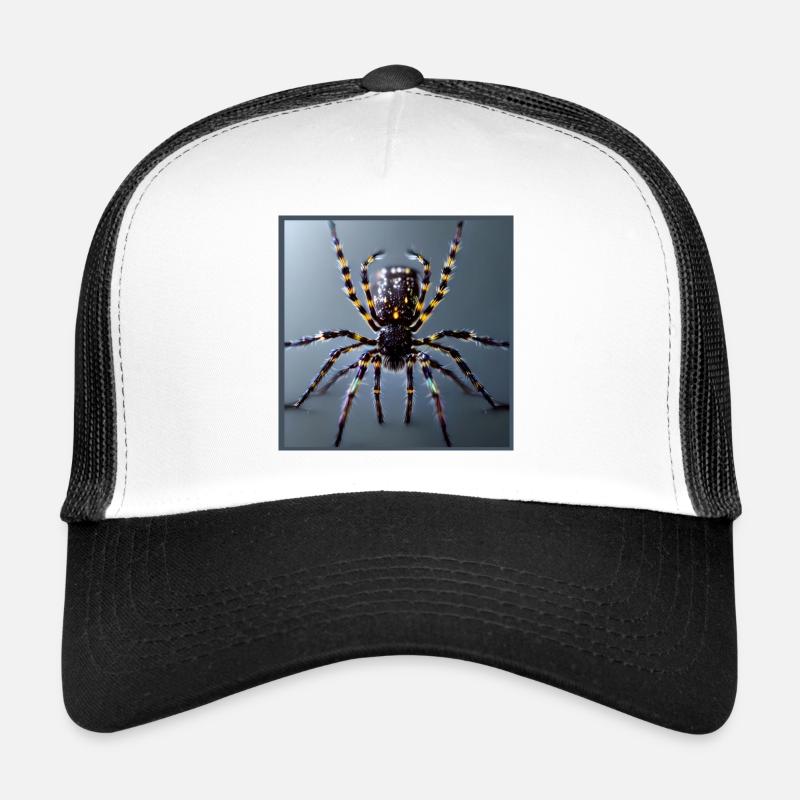 Tarentule à genoux rouges Casquette trucker 